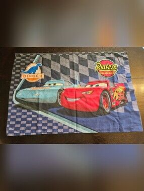 Disney Cars Lightning McQueen & Cruz Ramirez Pillowcase in Red, Blue, Black